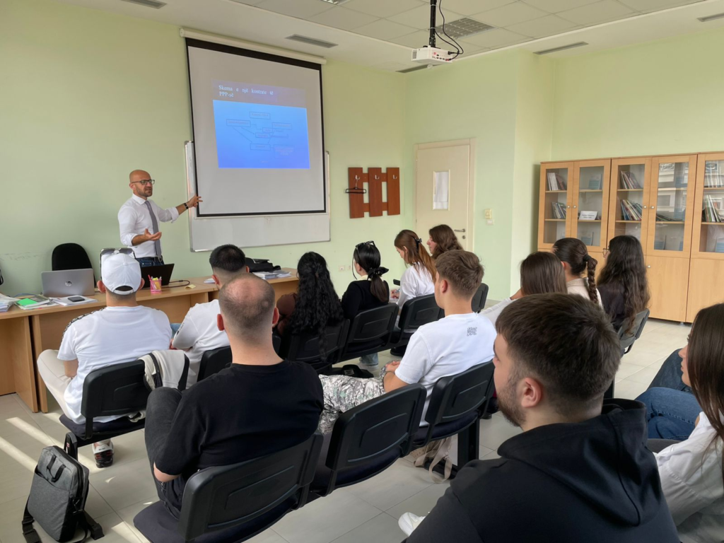 Training sessions were held at the University of Shkodra “Luigj Gurakuqi” with students