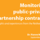 Monitoring public-private partnership contracts: insights and experiences from theNetherlands